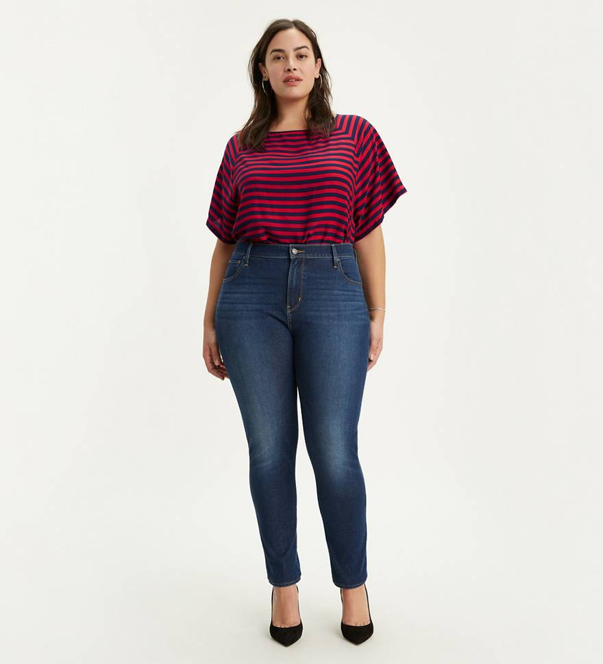 721 High Rise Skinny Jean (plus Size) - Blue | Levi's® US