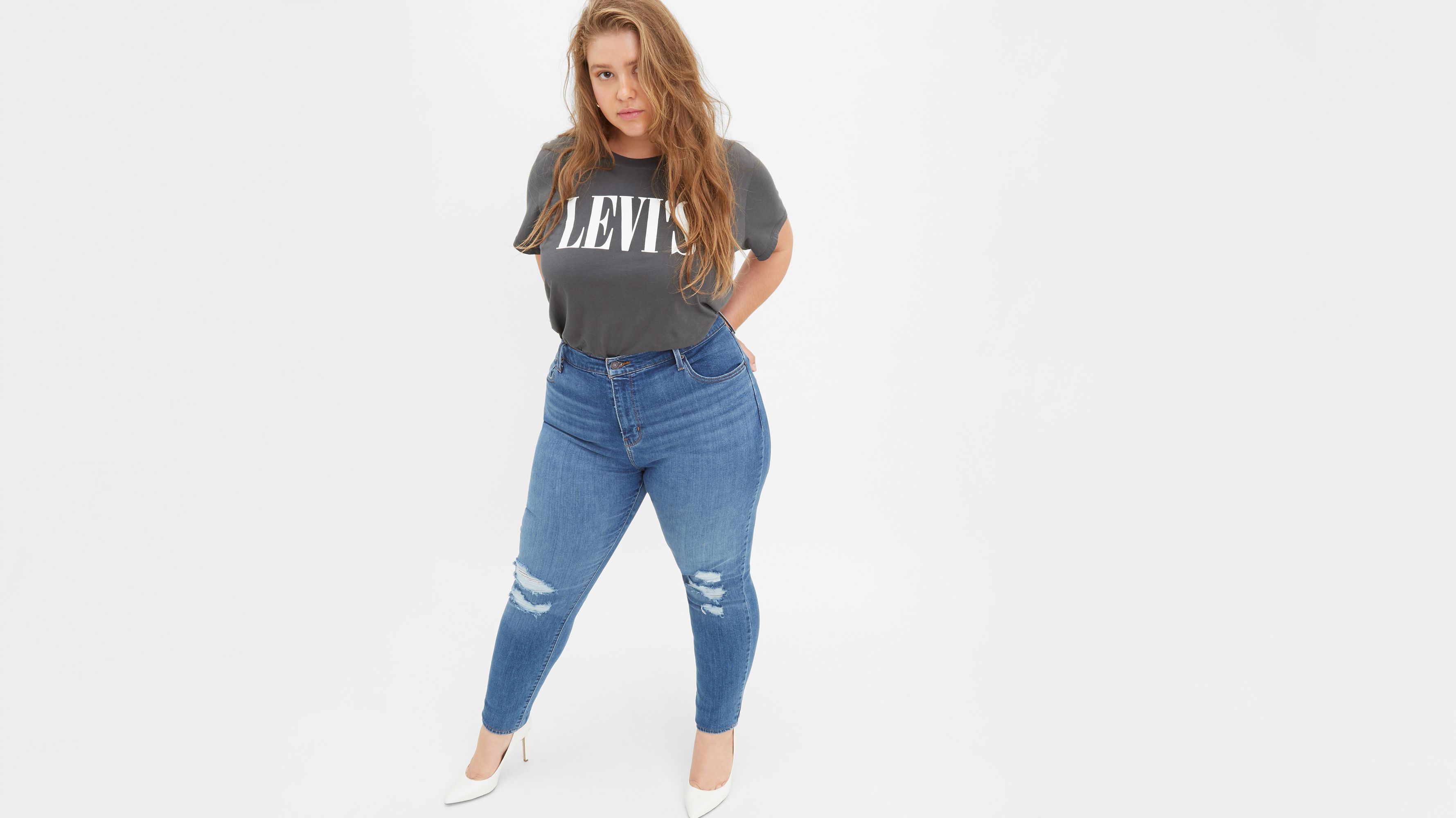 721 High Rise Skinny Ripped Women's Jeans (plus Size) - | Levi's® US