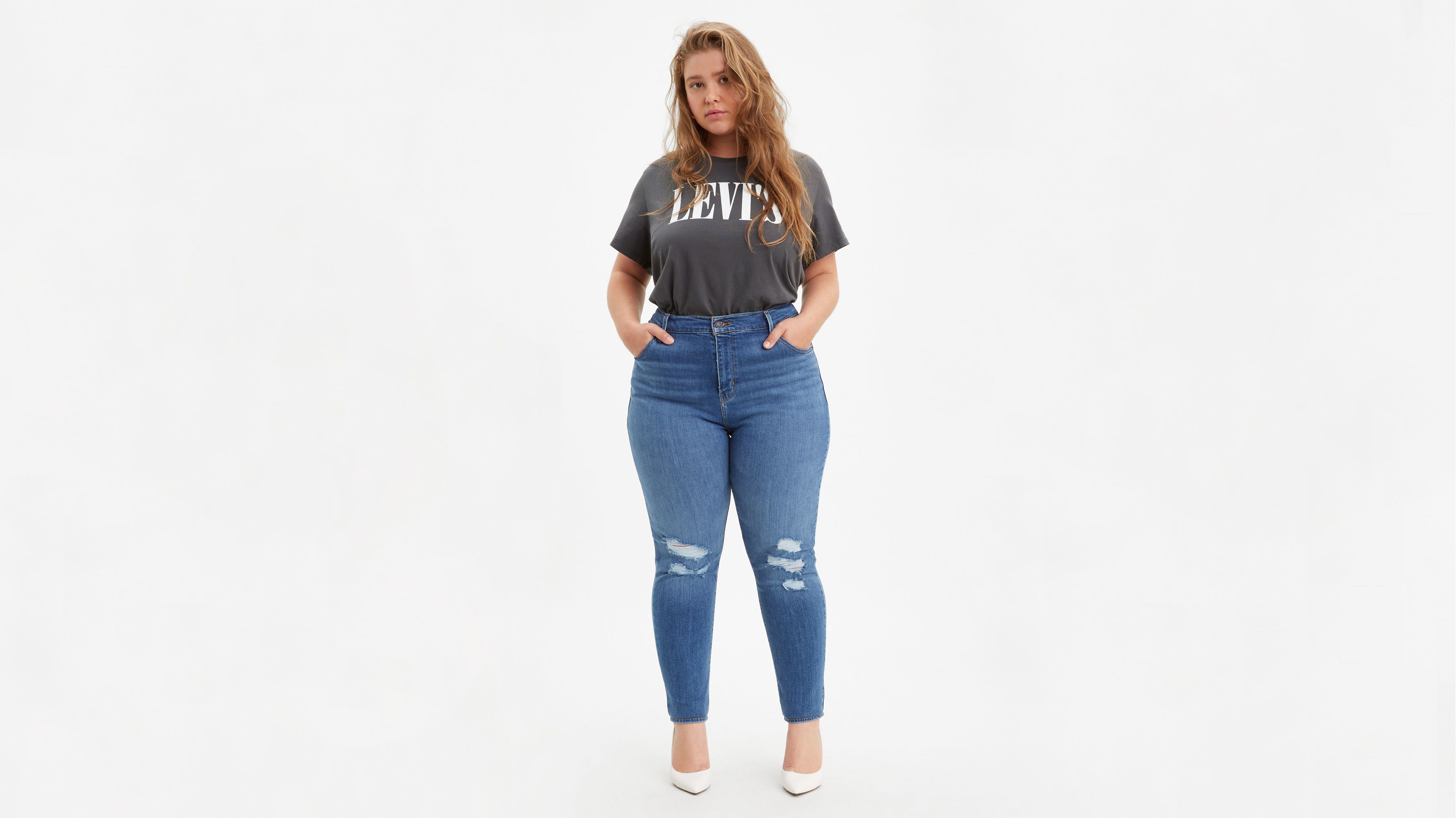 721 High Rise Skinny Ripped Women's Jeans (plus Size) - | Levi's® US