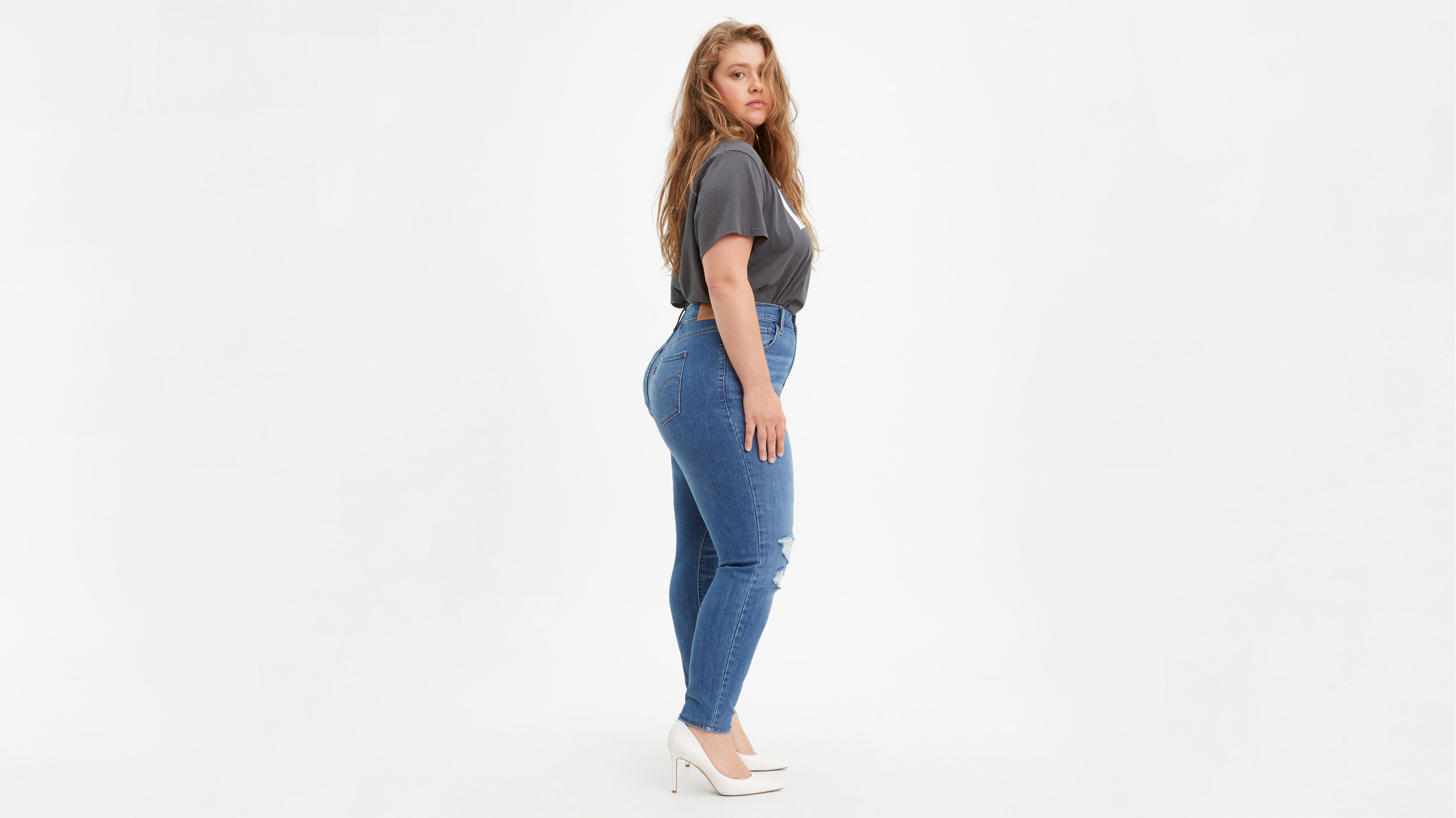 ladies plus size levi jeans