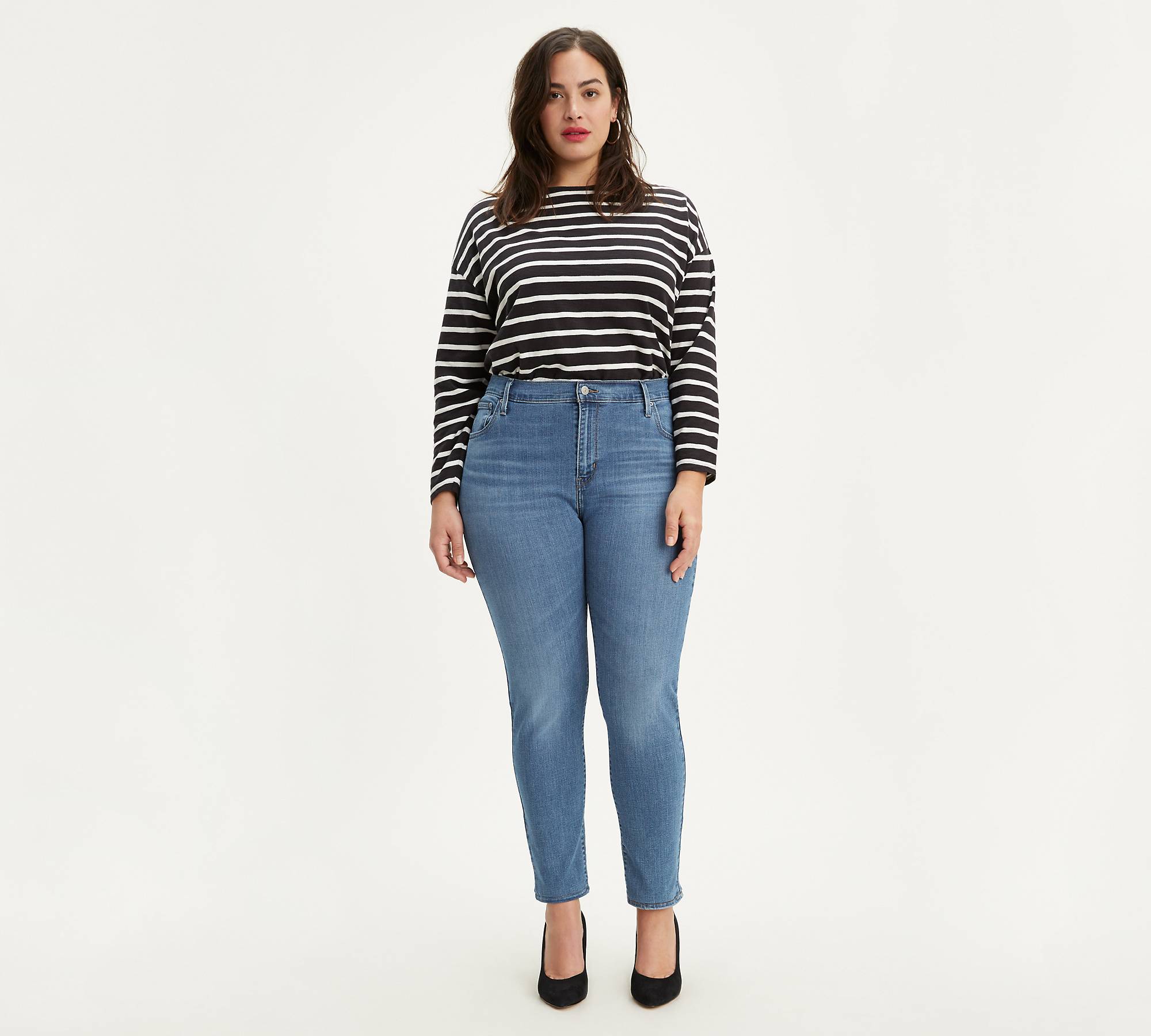 721 High Rise Skinny Jean (plus Size) - Medium Wash | Levi's® US