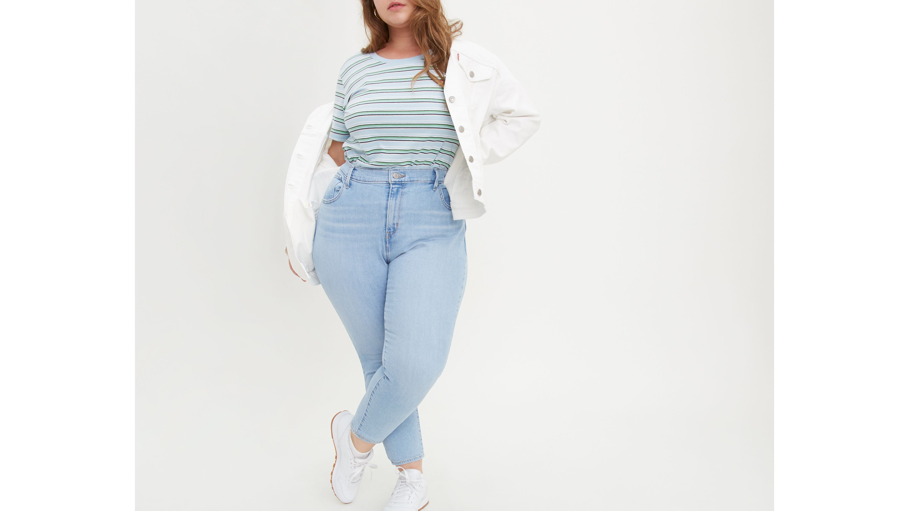 levis plus size high waisted jeans