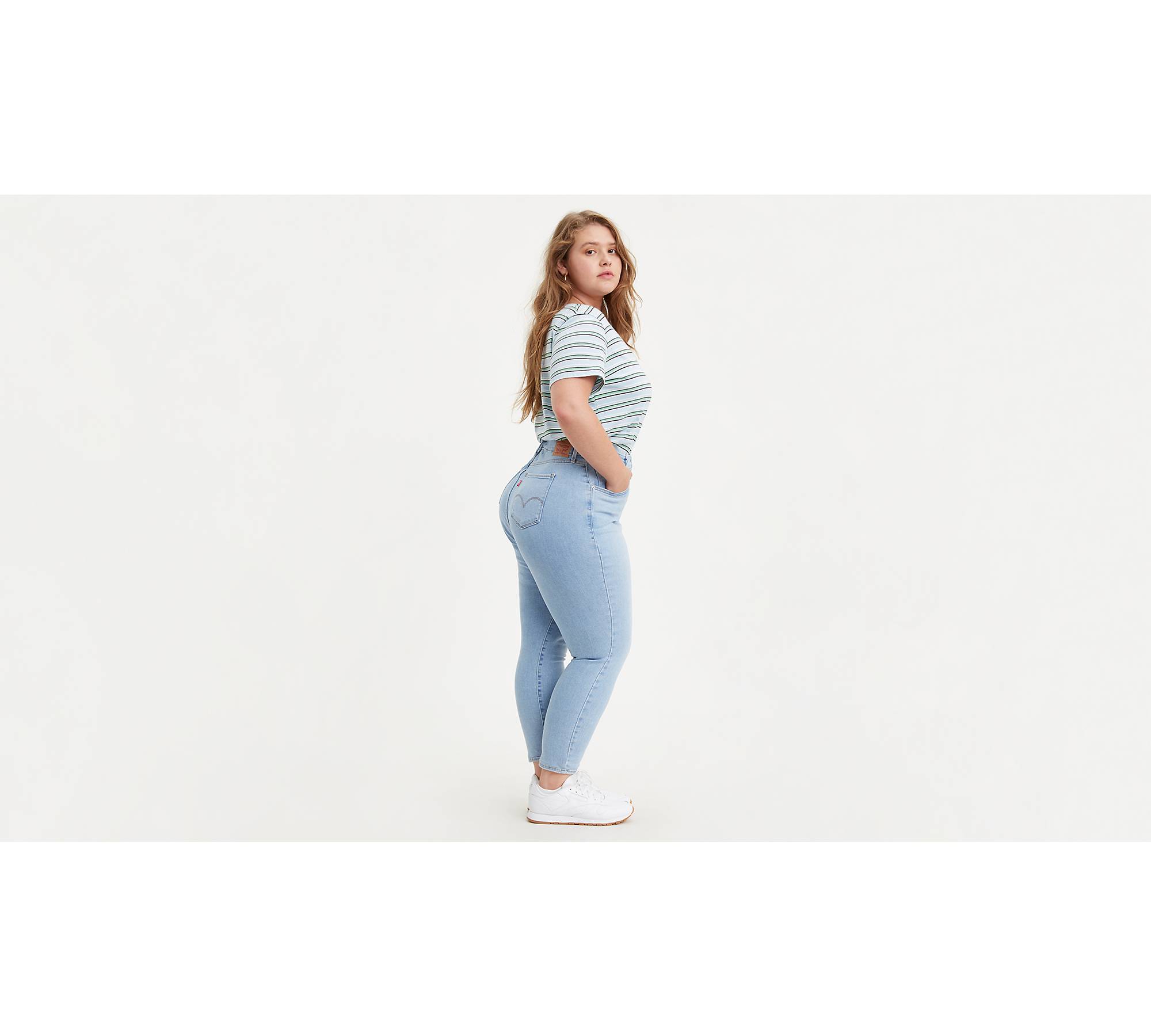 SkylineWears Women Jeans 3/4 Length Skinny Pants Casual Crop