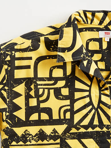 Levi's® X Stranger Things El Aztec Shirt - Yellow | Levi's®