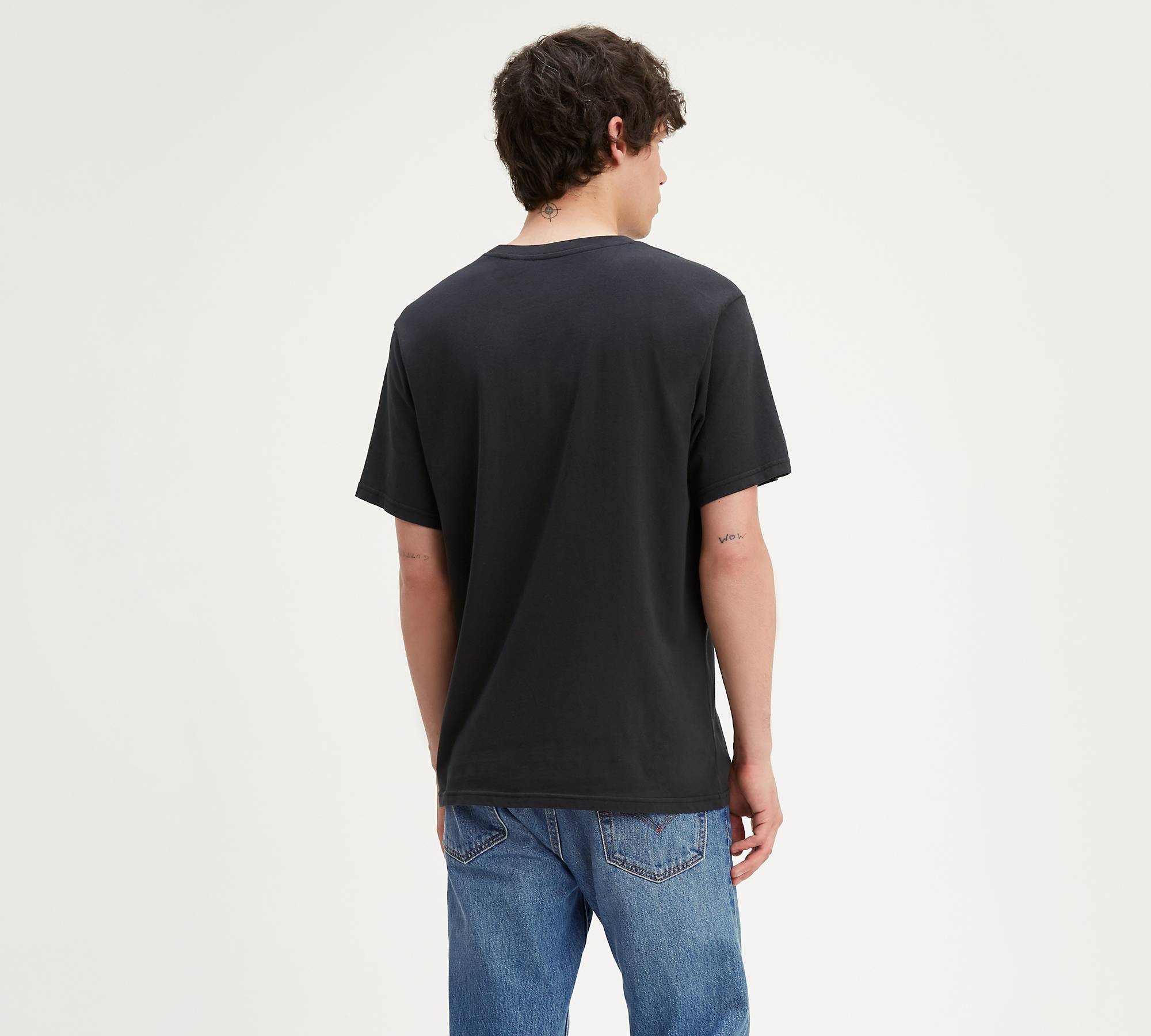 Levi's® X Stranger Things Upside Down Logo Tee Shirt - Black | Levi's® CA