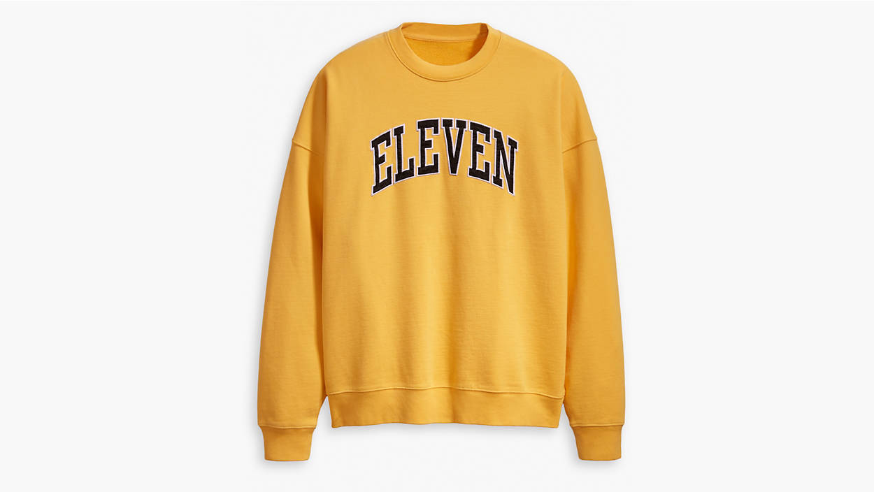 Levi's® X Stranger Things Eleven's Crewneck Sweatshirt - Yellow | Levi ...