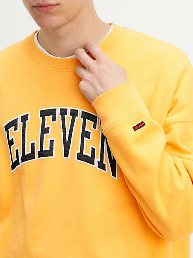 Levi's® X Stranger Things Eleven's Crewneck Sweatshirt - Yellow | Levi's® US