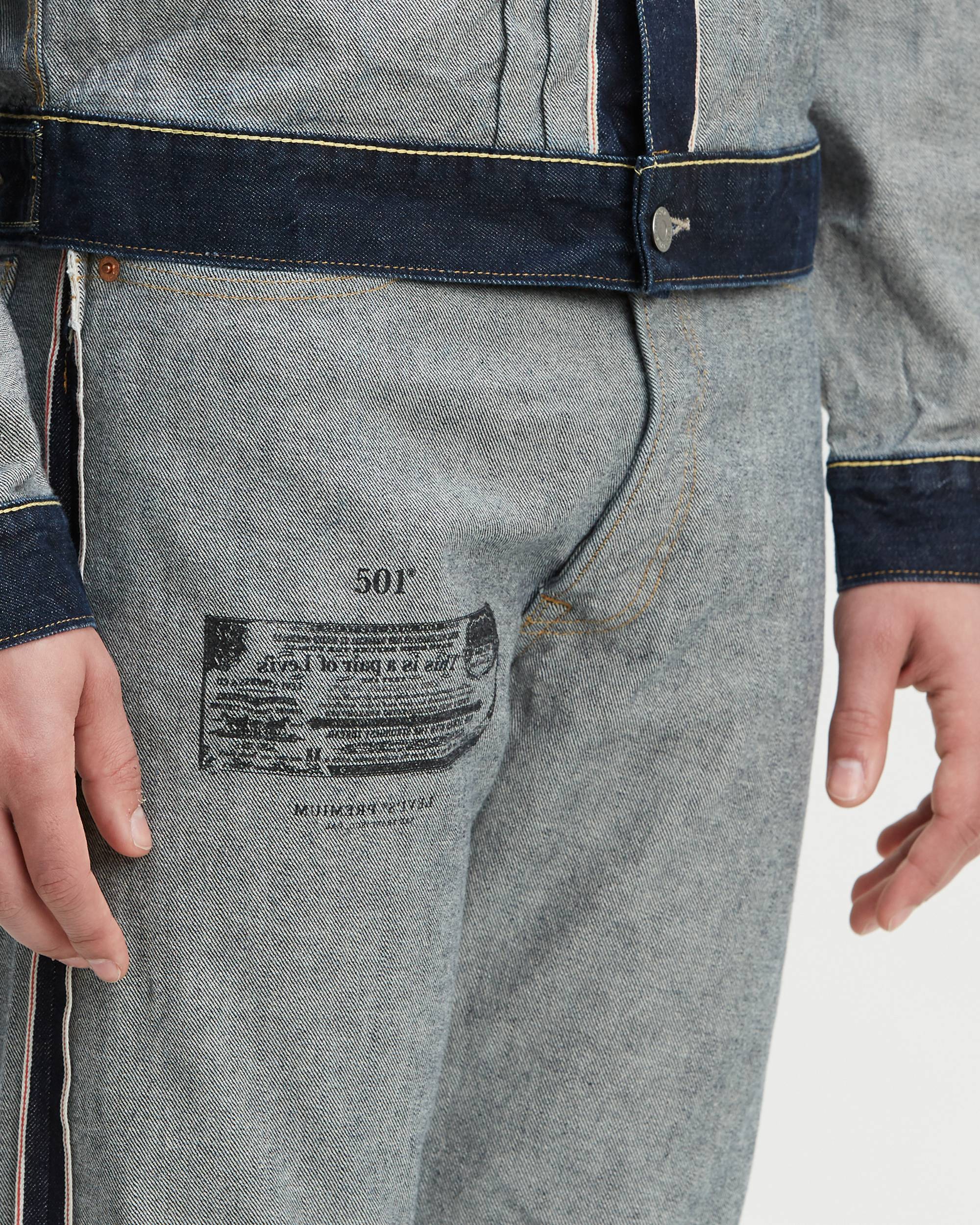 Levi's® x Beams Inside Out 501® Original Fit Men's Jeans 4