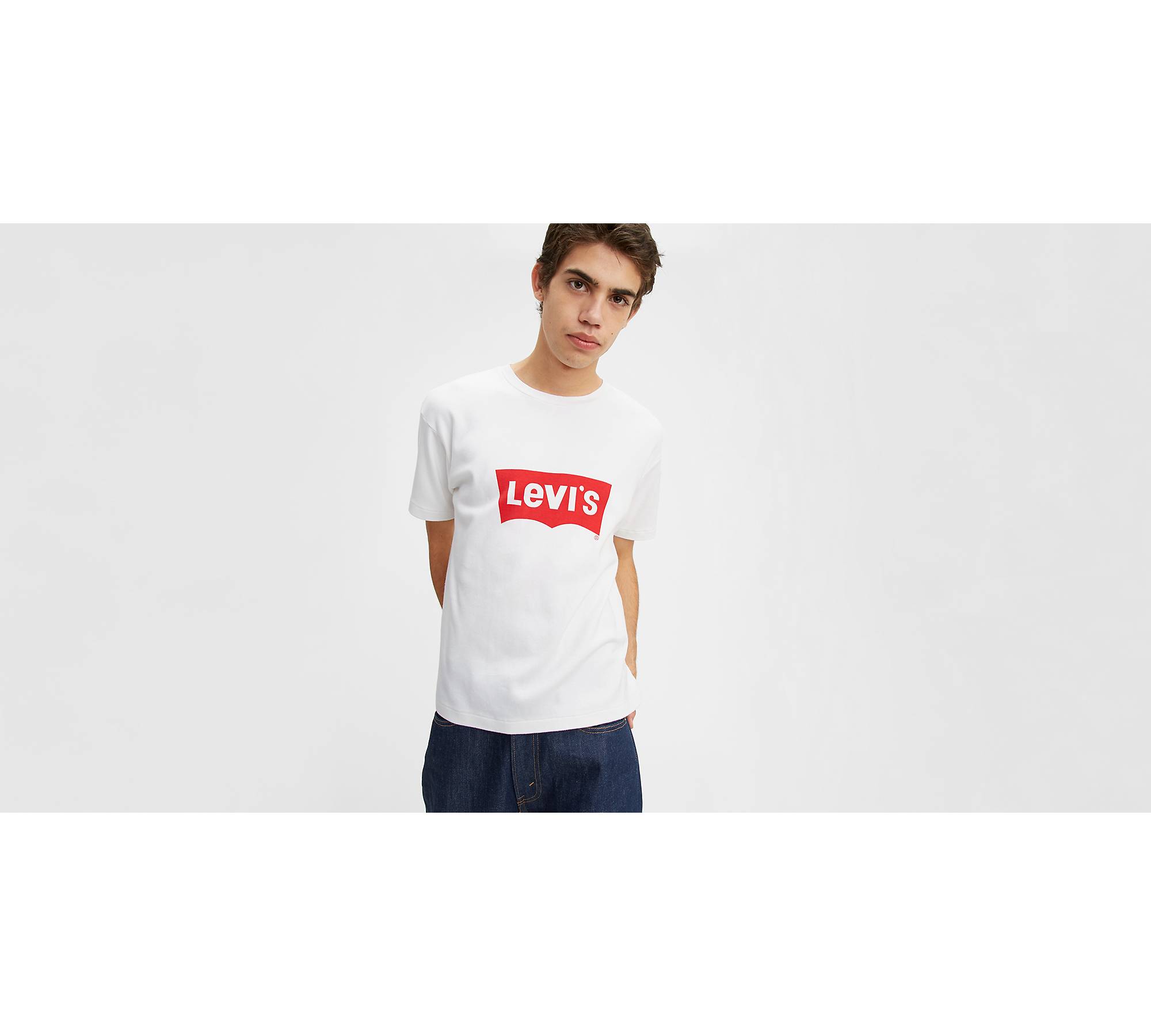 LEVIS VINTAGE CLOTHING LVC LOGO 70'S T-SHIRT WHITE XL NWT