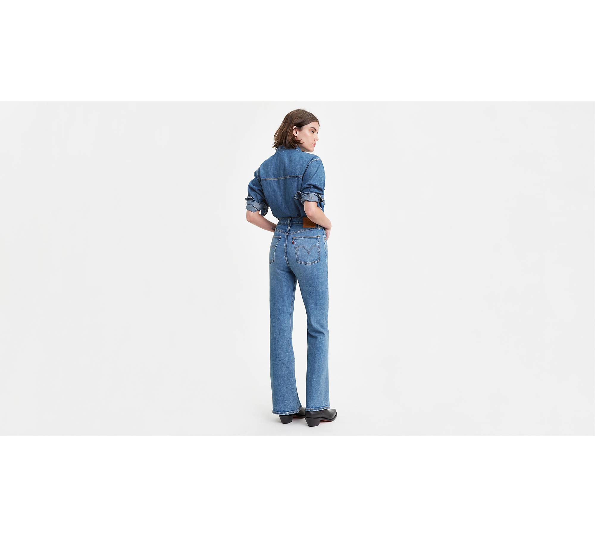 Ribcage Full Length Flare Women's Jeans - Medium Wash | Levi's® US