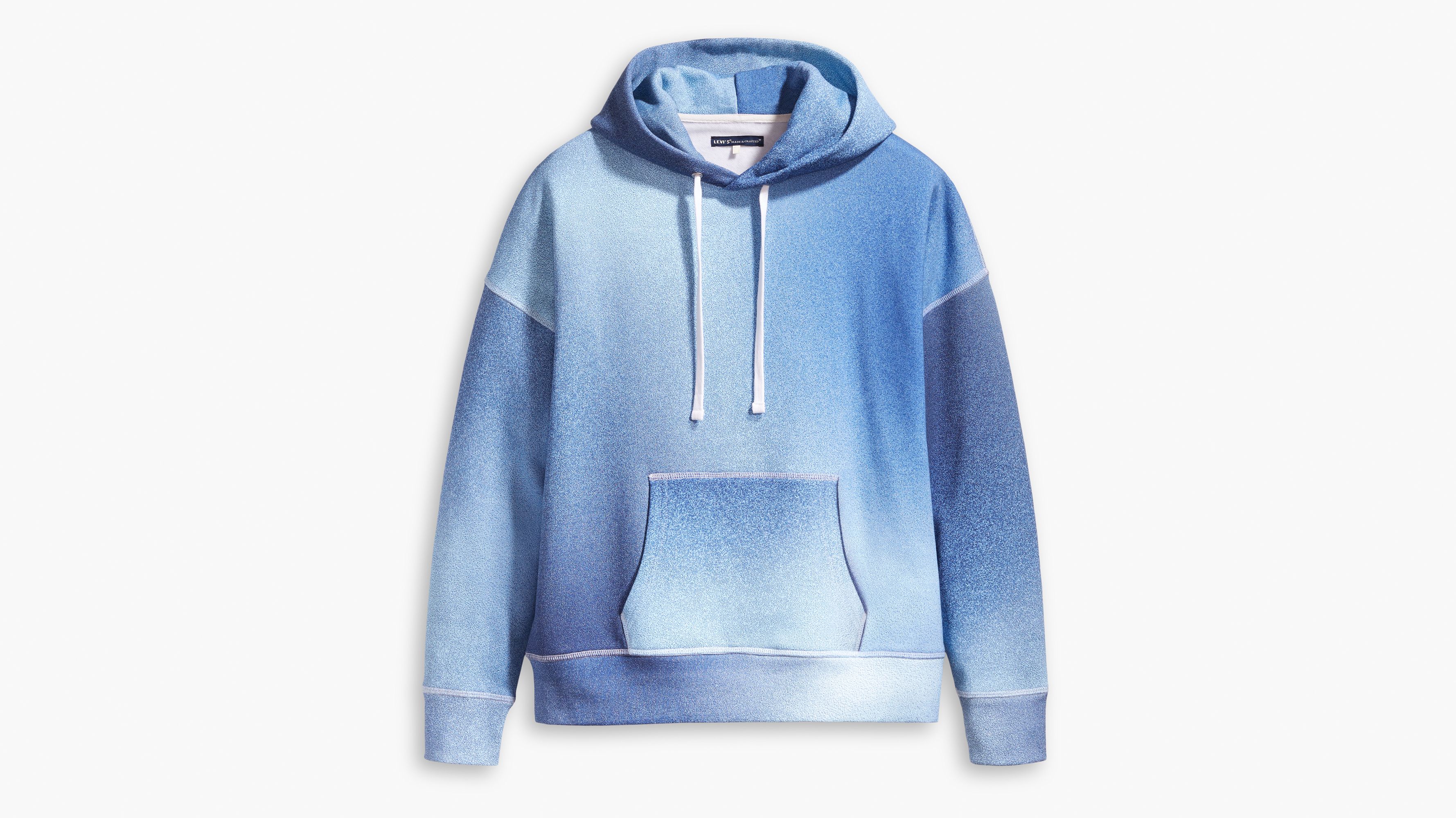 Levi's red white discount and blue hoodie