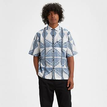 Short Sleeve Camp Collar Shirt - Blue | Levi's® US