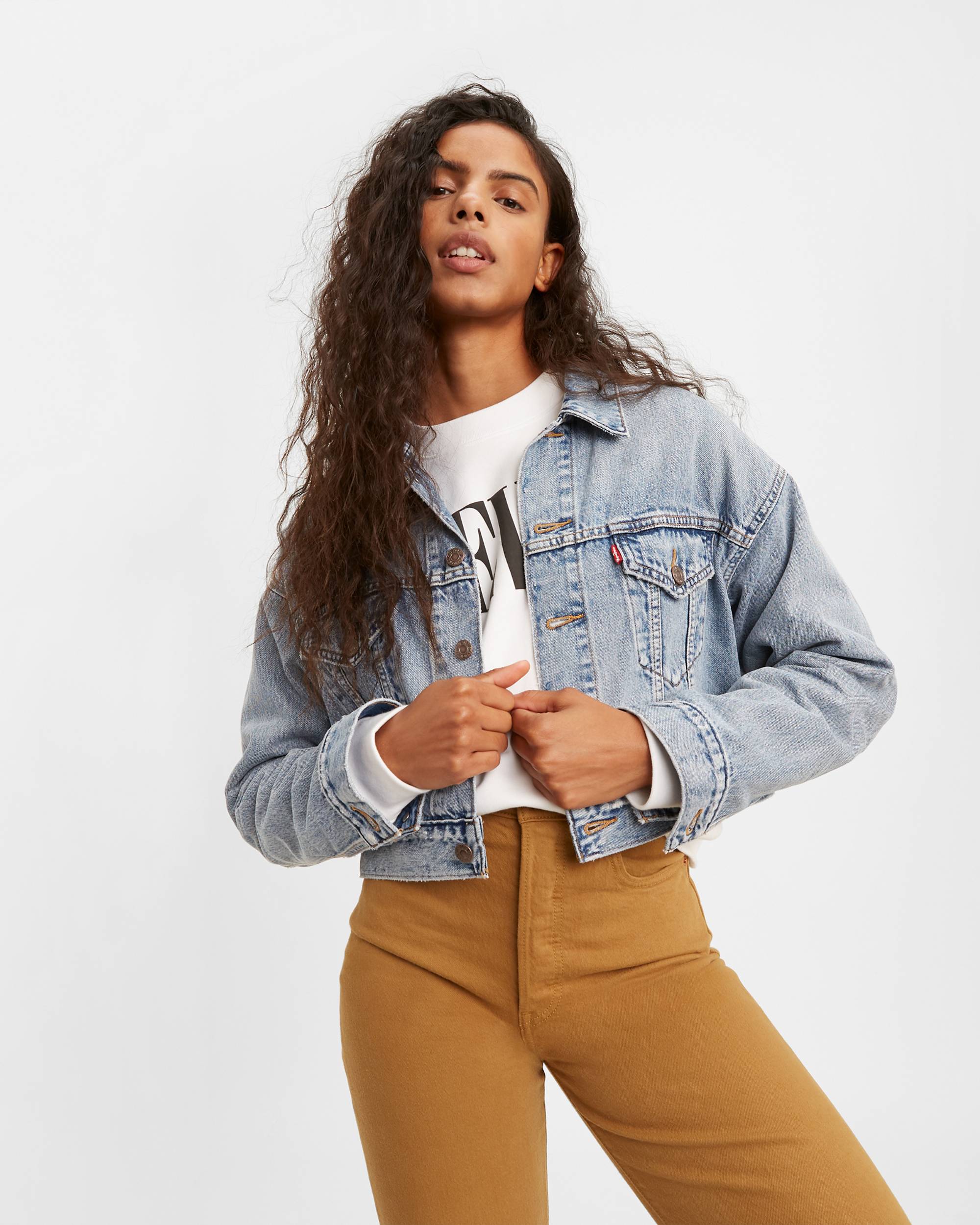 Cropped Dad Trucker Jacket 3