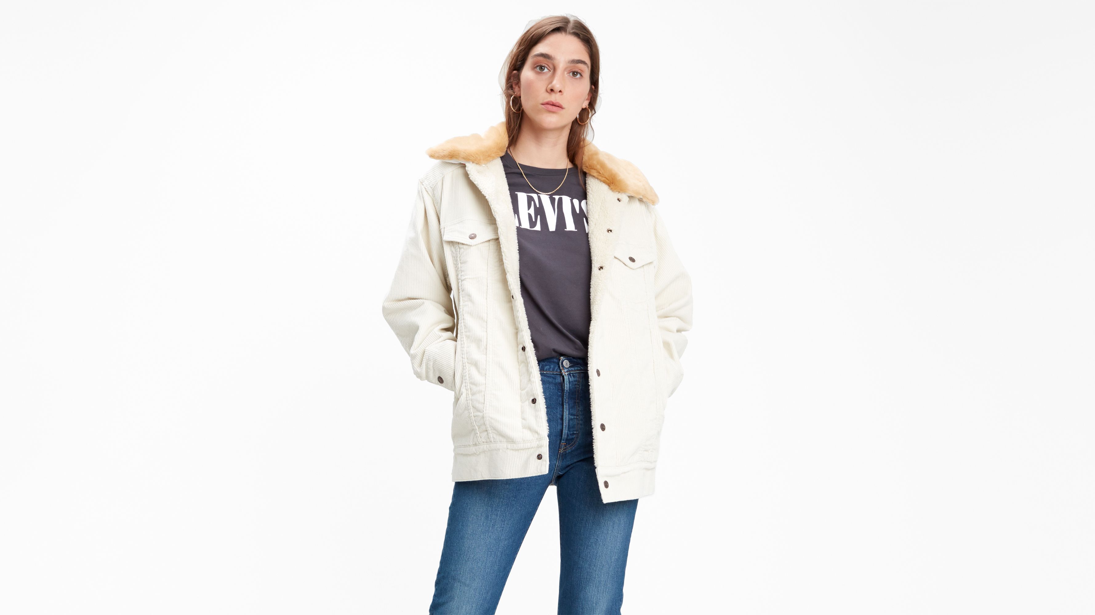 levis cord jacket womens