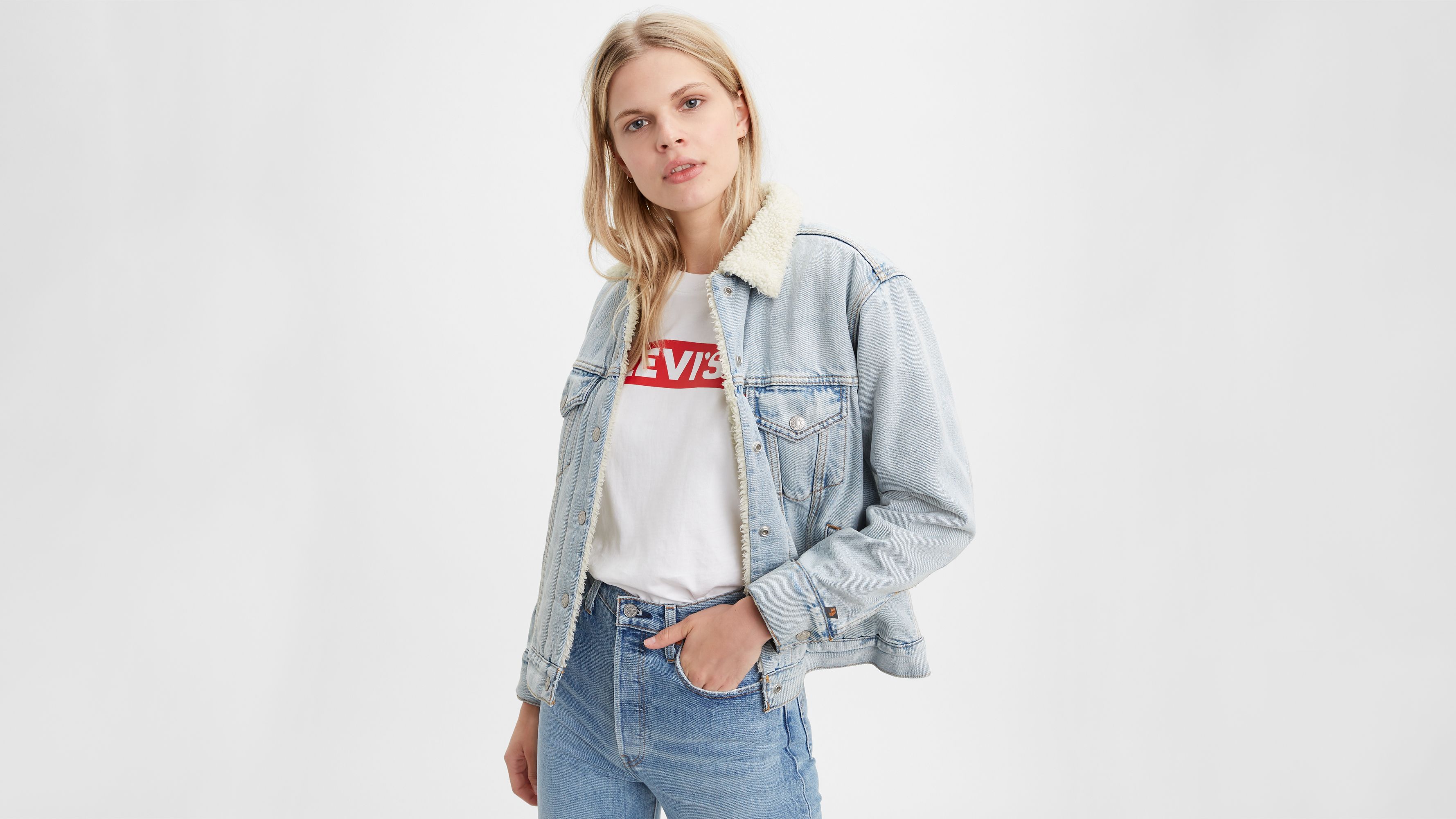 Levi's Women's Original Trucker Jacket | Women's Denim Jackets | Apparel -  Shop Your Navy Exchange - Official Site