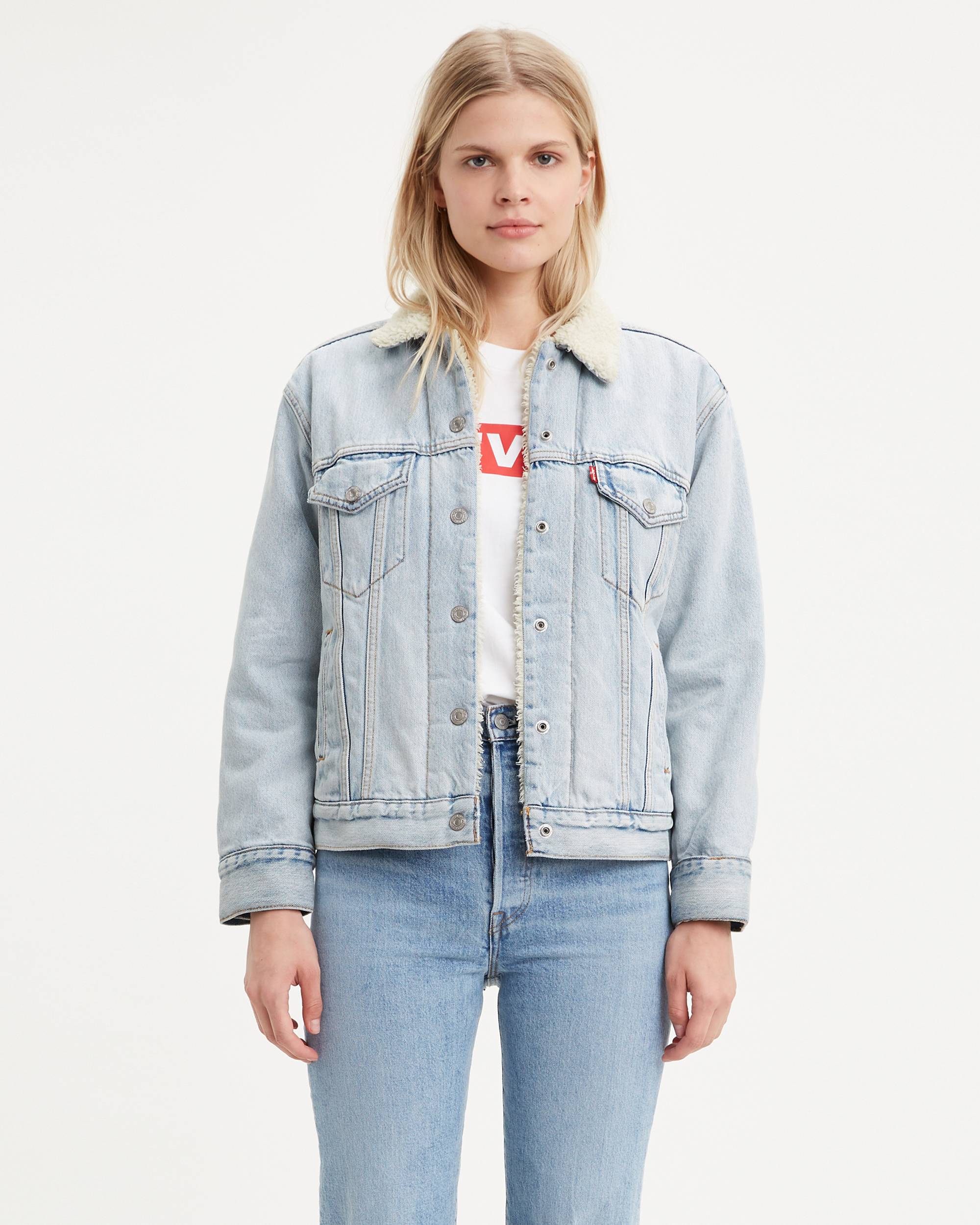 Levi’s® Sherpa Trucker Jacket with Jacquard™ by Google 1
