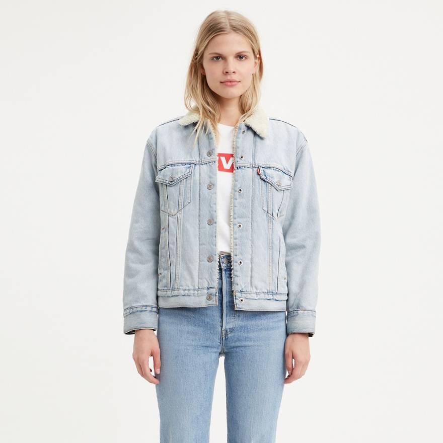 Levi’s® Sherpa Trucker Jacket with Jacquard™ by Google 1