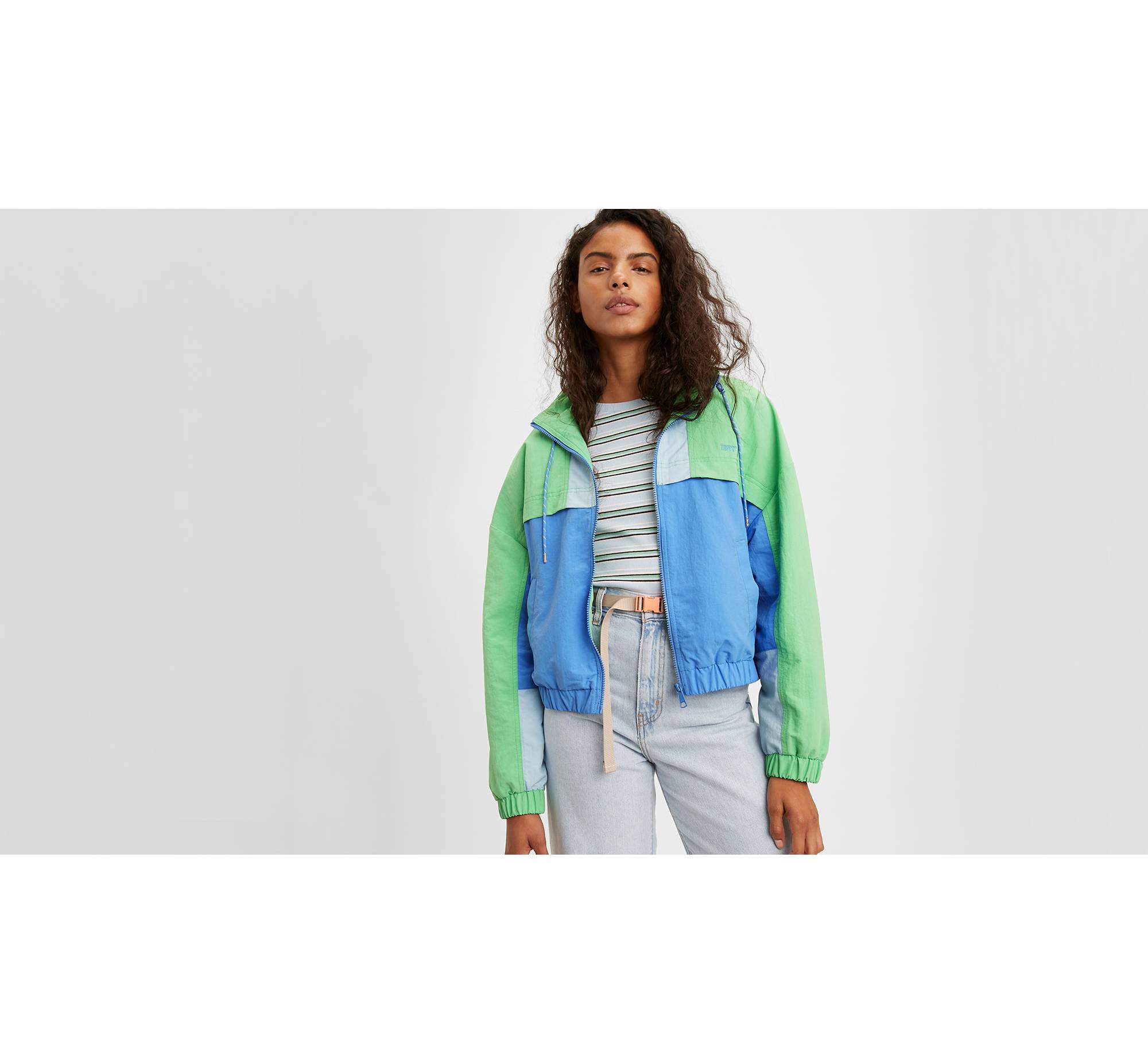 Celeste Windbreaker Jacket - Green | Levi's® US