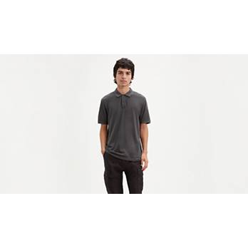 Levi's® Chest Logo Polo Shirt - Grey | Levi's® US