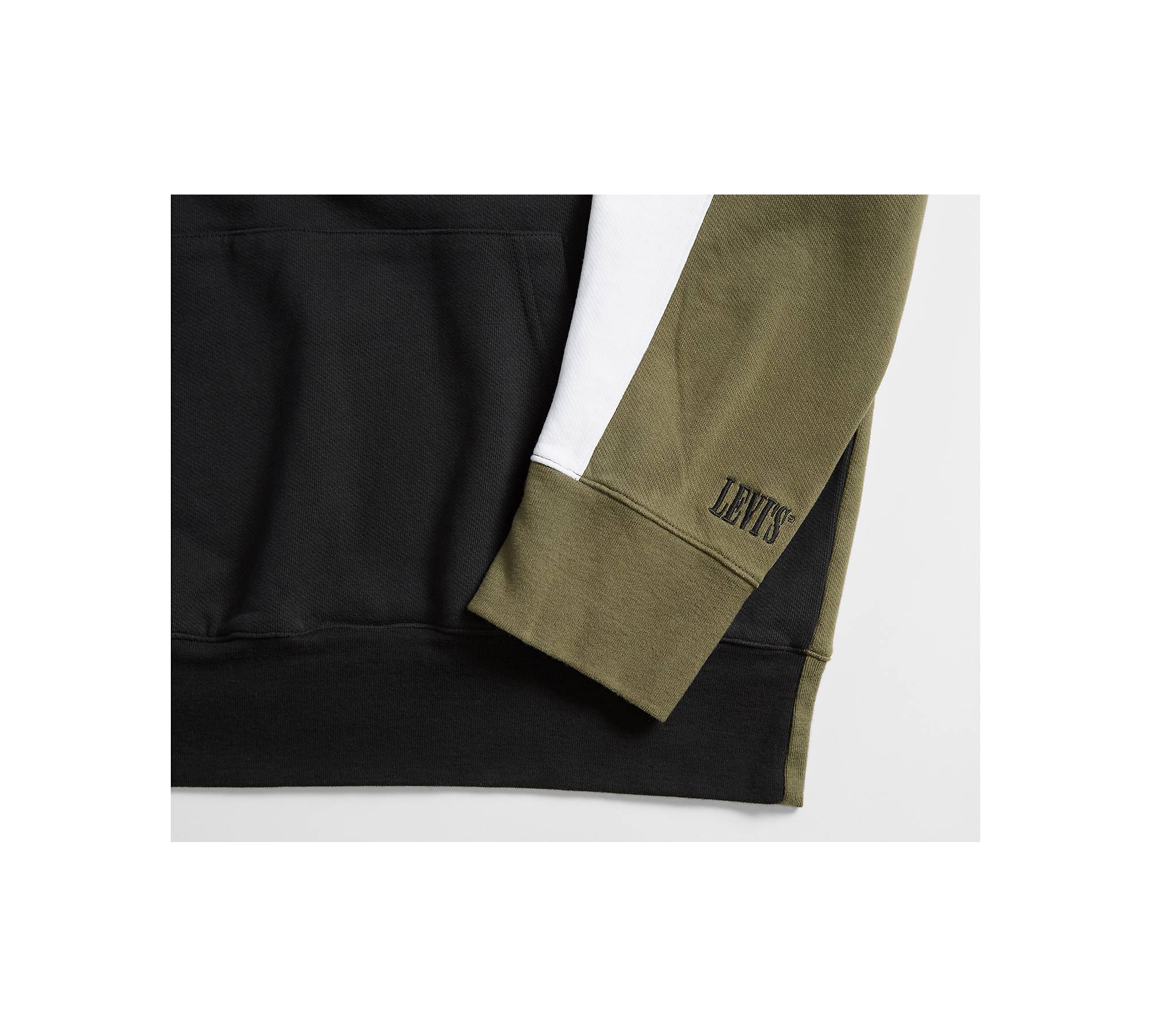 Louis Vuitton Brown LV Green Middle back Black Hoodie • Kybershop