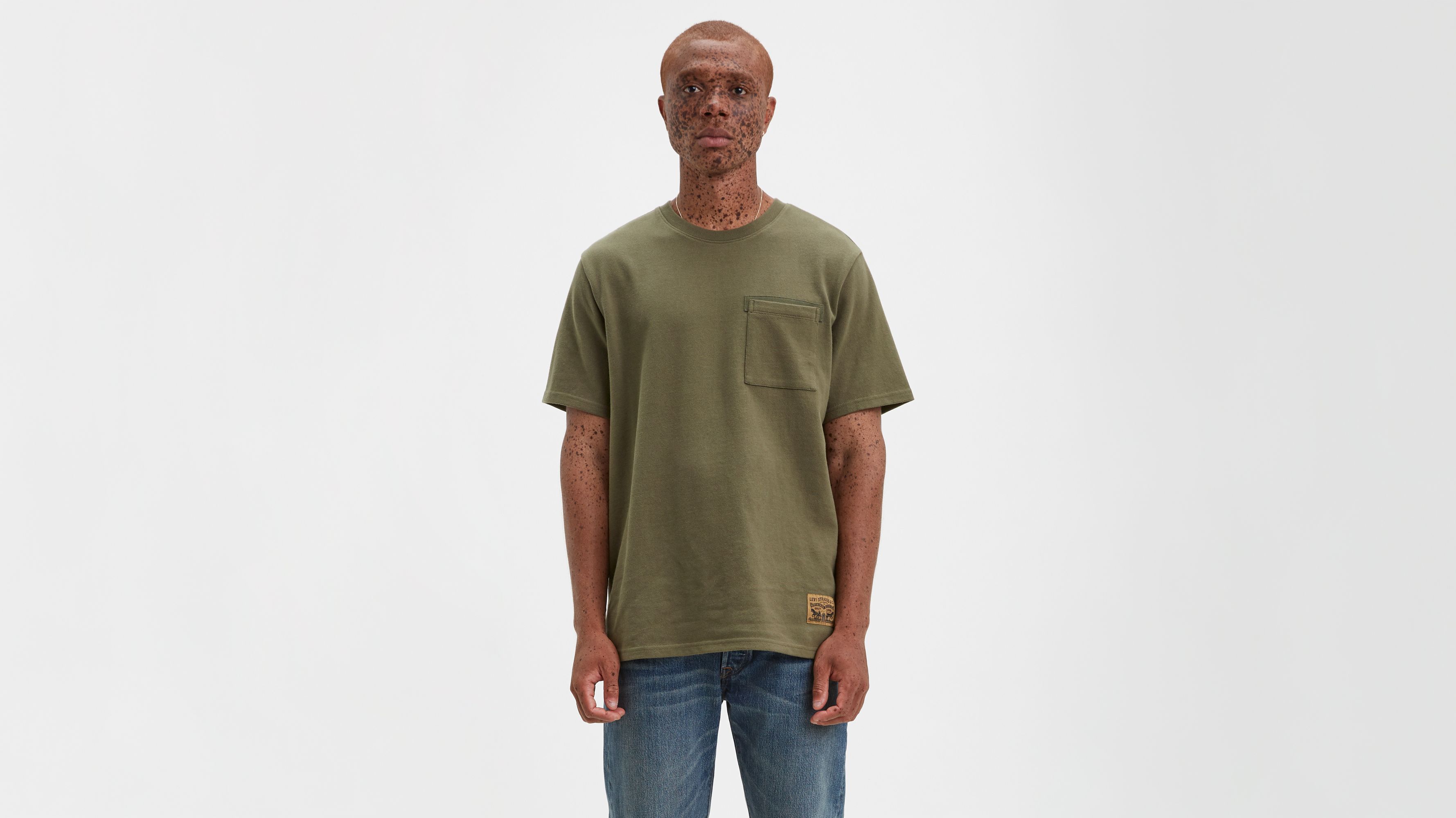 Workwear One Pocket Tee Shirt - Green | Levi's® US