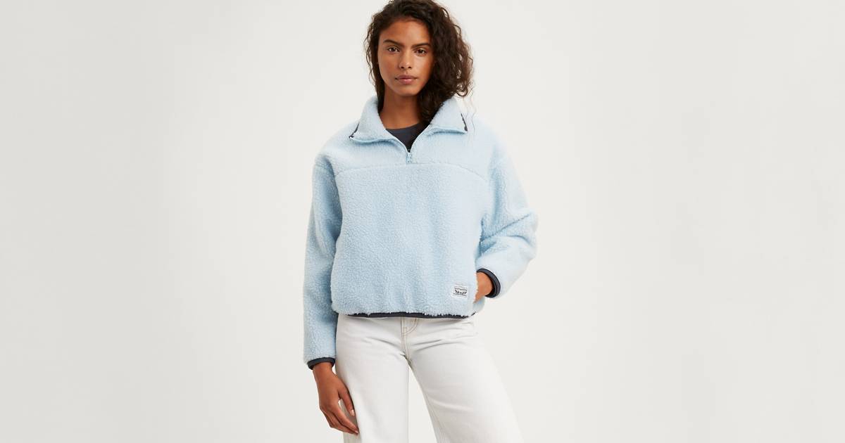 Sloane Sherpa Pullover - Blue | Levi's® US