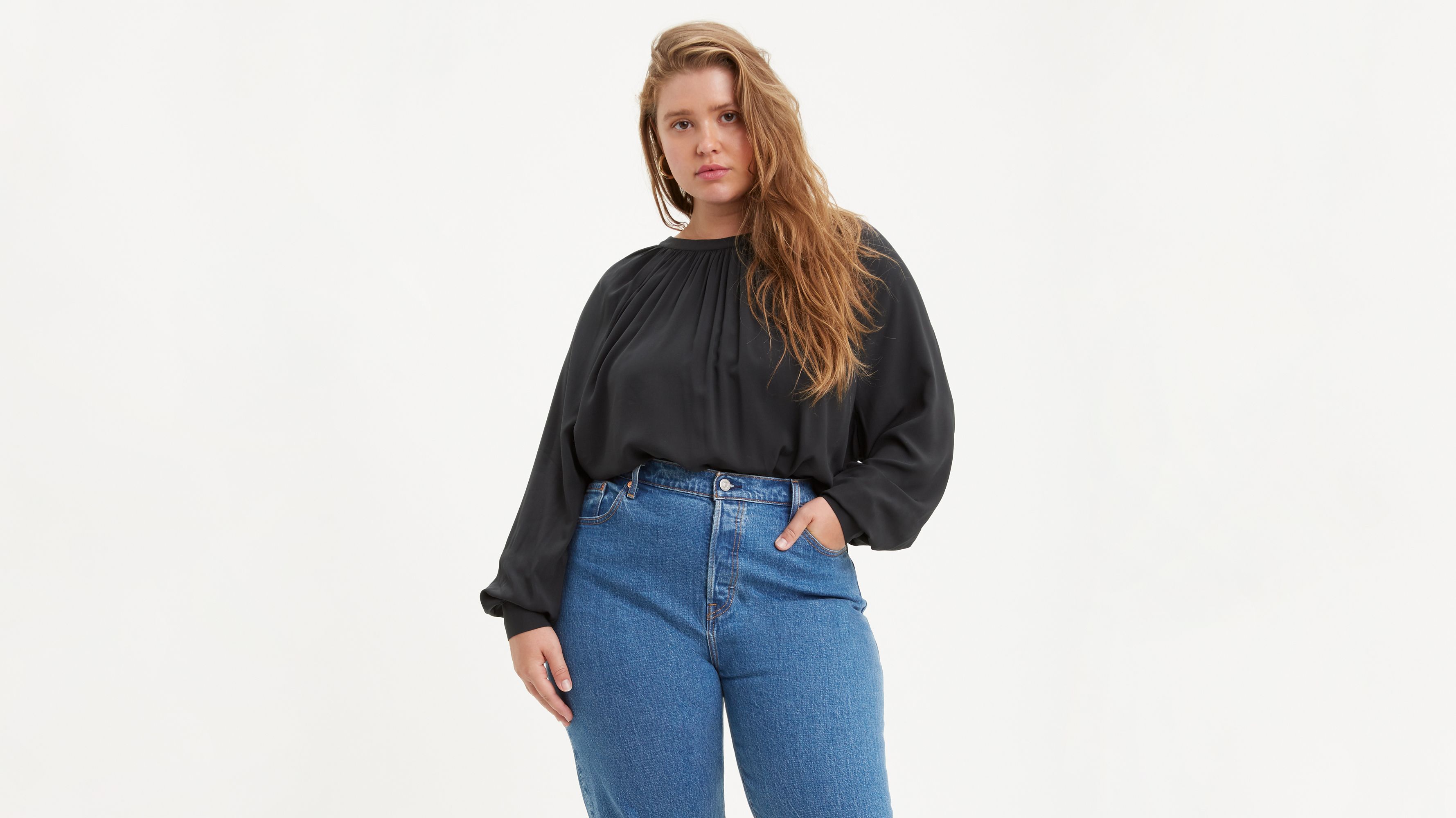 plus size levis top