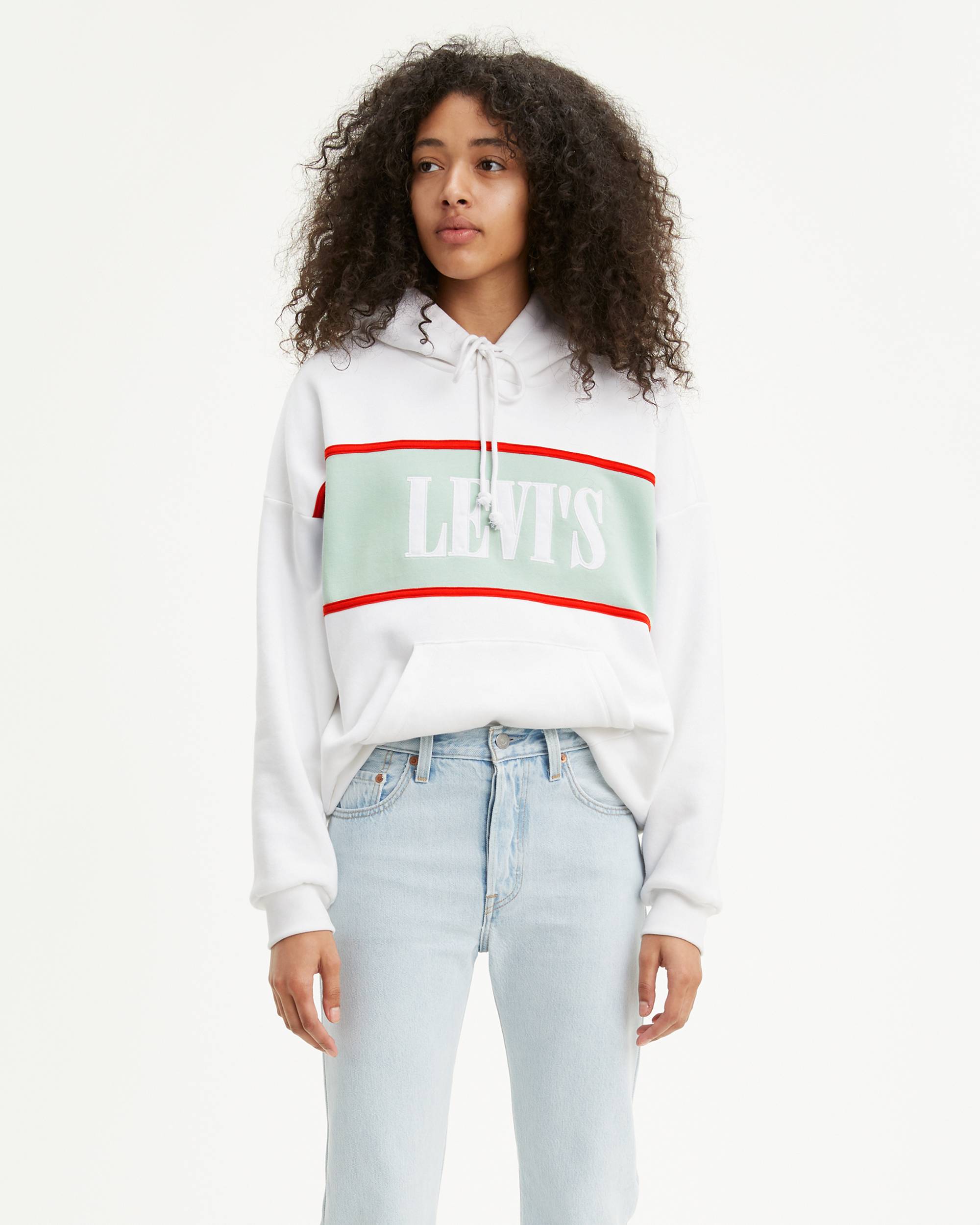 Colorblock Graphic Hoodie 1