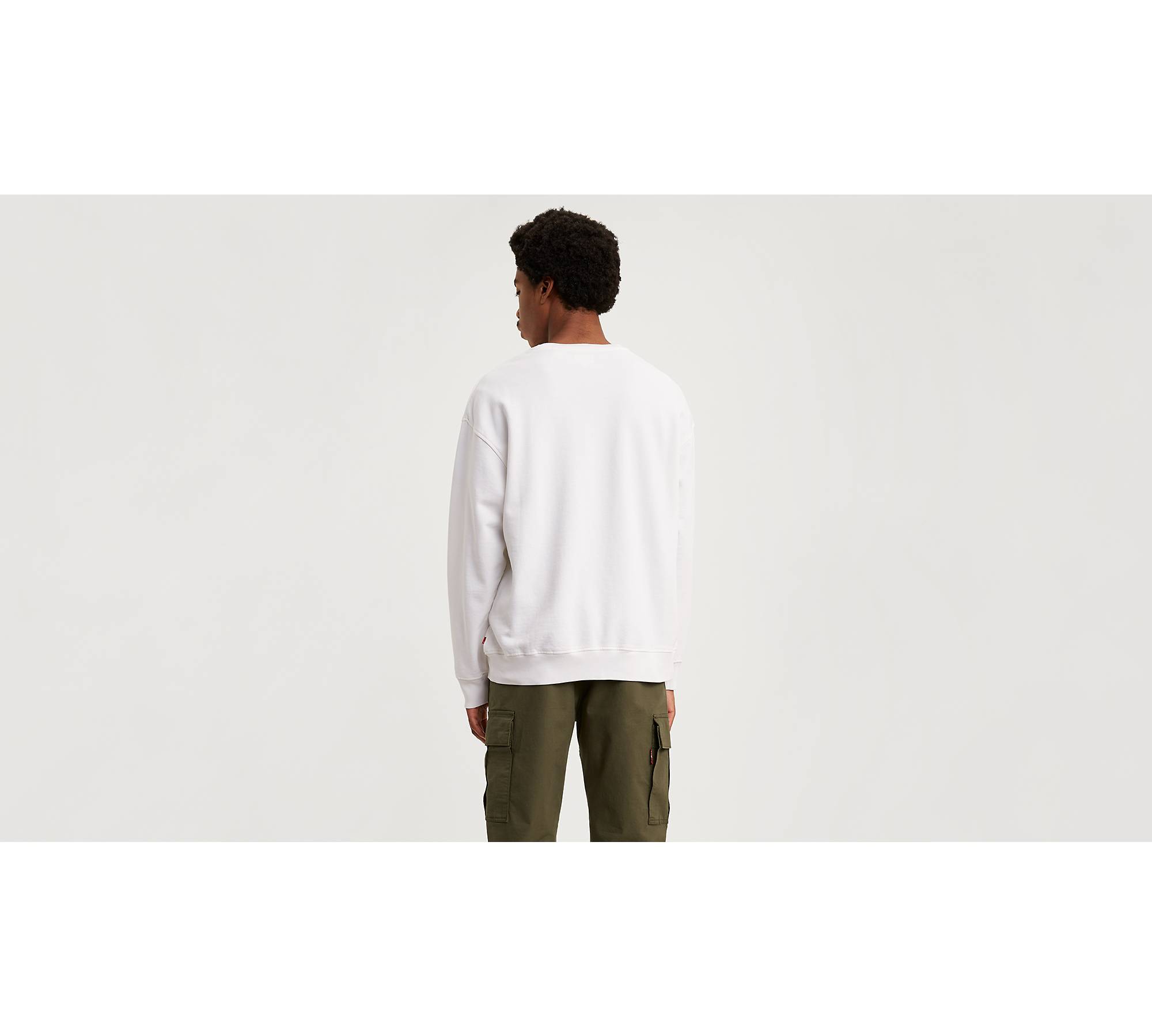 Graphic Crewneck Sweatshirt - White