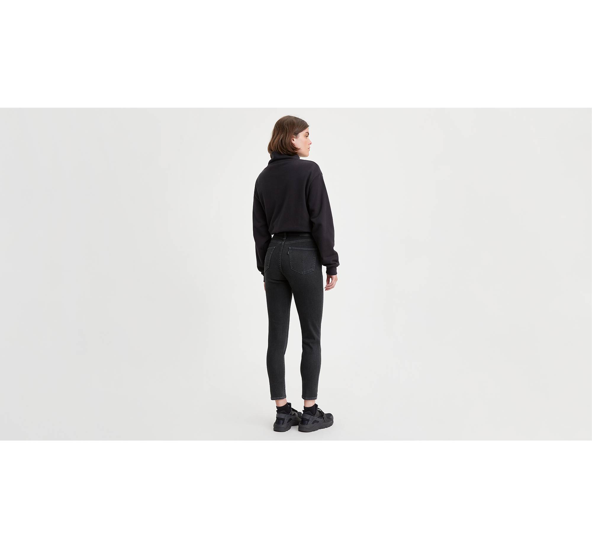 721 High Rise Ankle Skinny Women's Jeans - Black | Levi's® US
