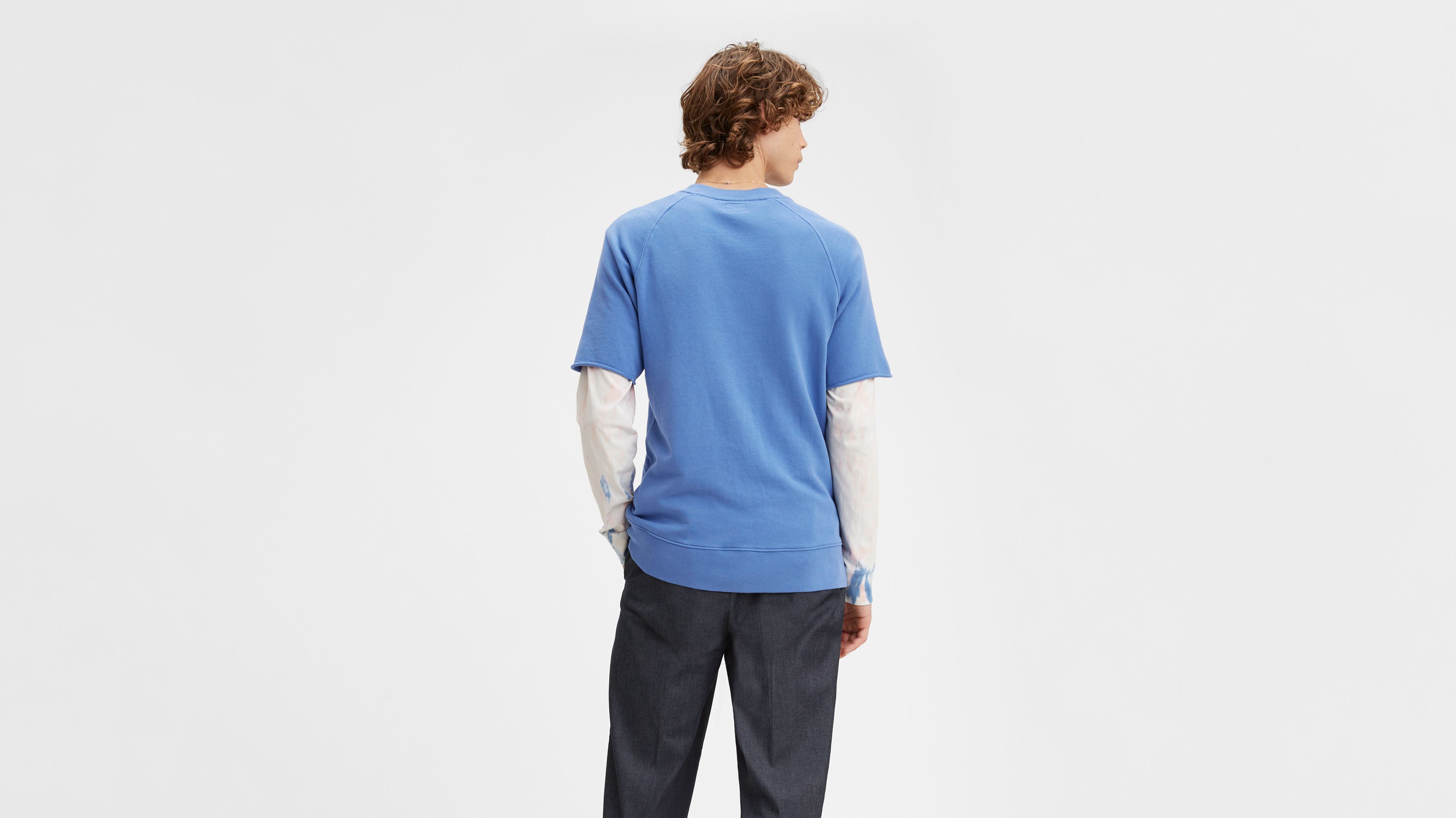 Cutoff Crewneck Sweatshirt - Blue | Levi's® US