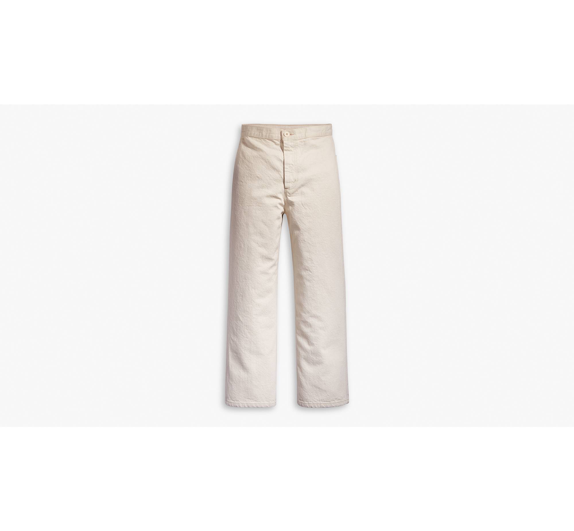 Levi's® X Wellthread™ Ribcage Wide Leg Cropped Women's Jeans - White ...