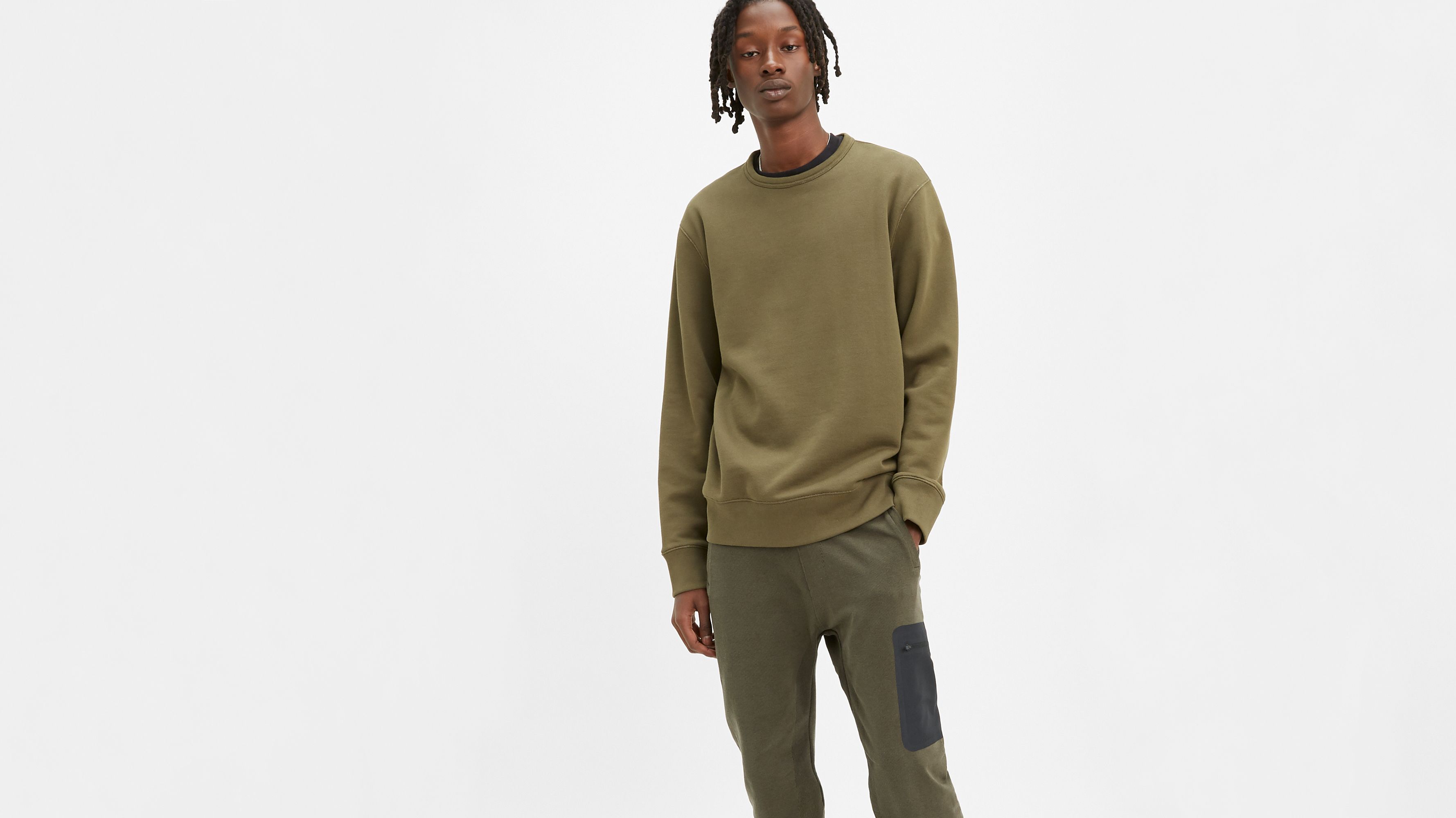 Levi's® Engineered Jeans™ Taper Knit Cargo Pants - Green | Levi's® CA