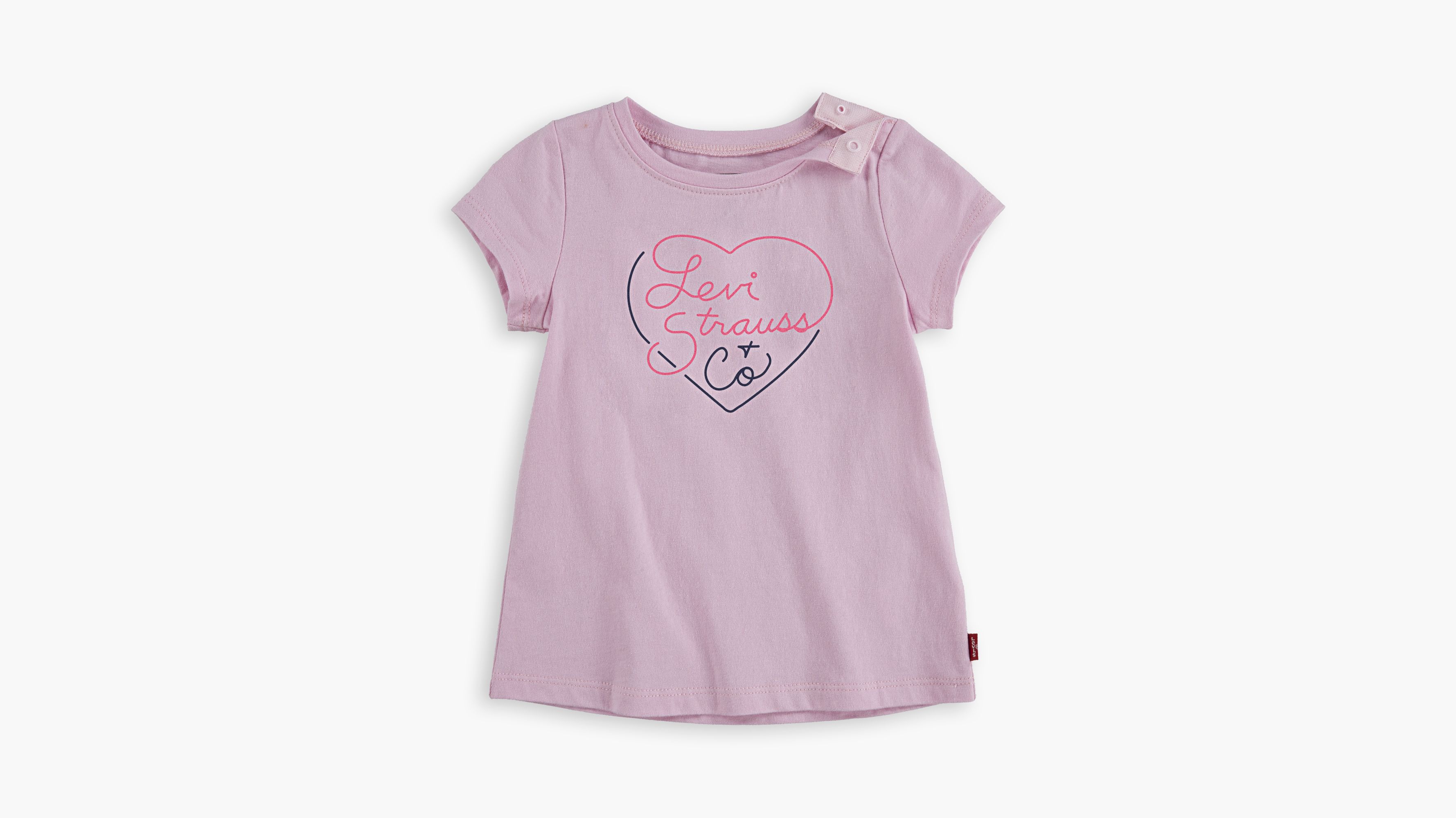 T-shirt Graphique Manche Évasée Pour Bébé Rose Levi's® CH
