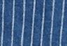 Indigo rincé rayé moderne