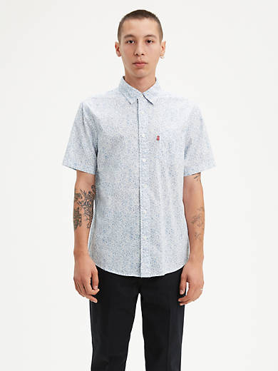 Short Sleeve Classic One Pocket Shirt - Blue | Levi's® US