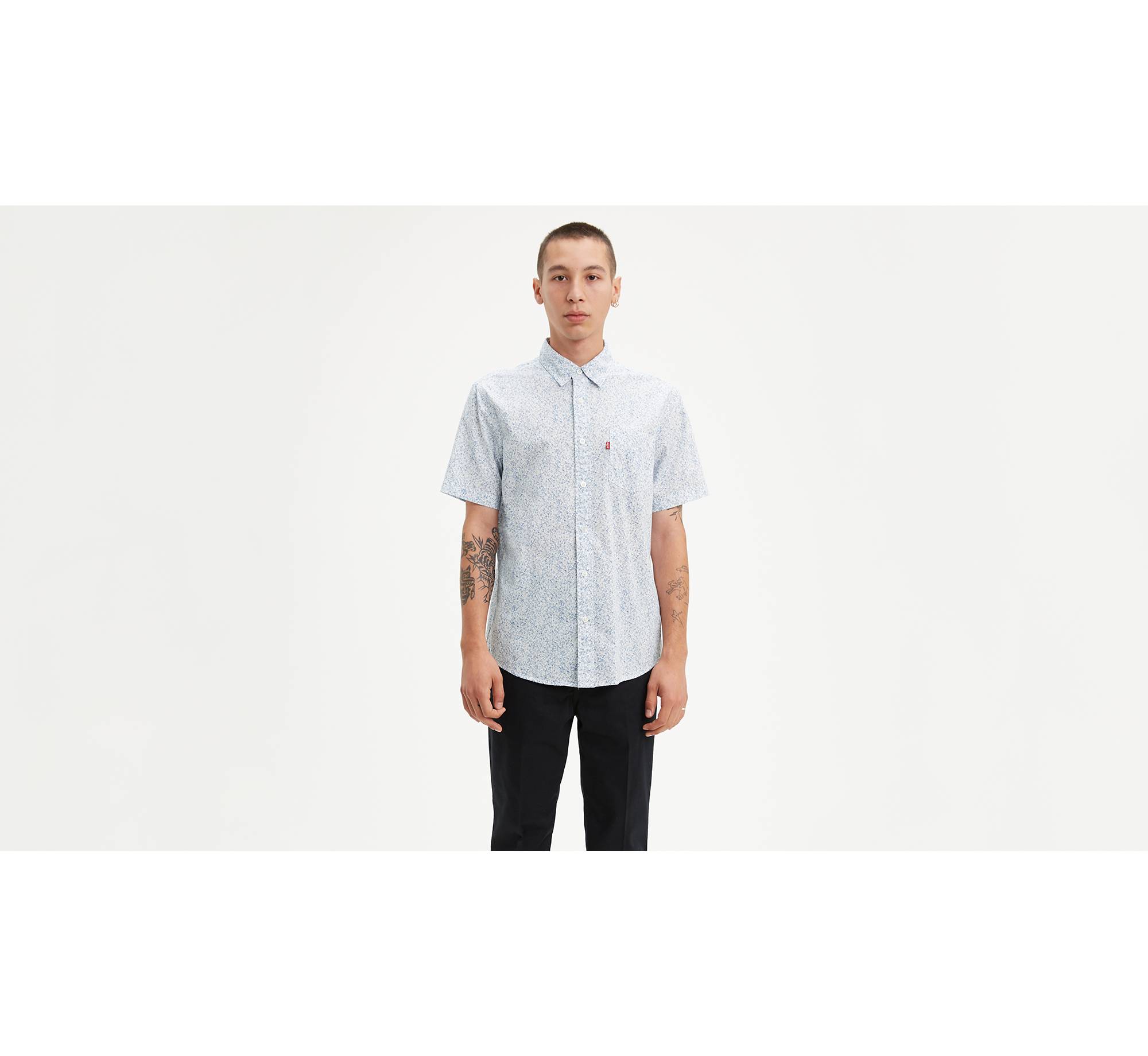 Short Sleeve Classic One Pocket Standard Fit Shirt 1