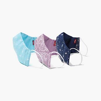 Reusable Reversible Printed Face Mask (3 Pack) 1